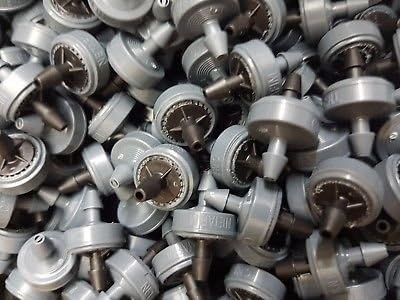 1 GPH Netafim Woodpecker Jr Pressure Compensating Dripper Emitters (35-Pack) Kit with Hole Punch Tool and Goof Plugs for Drip Irrigation Systems