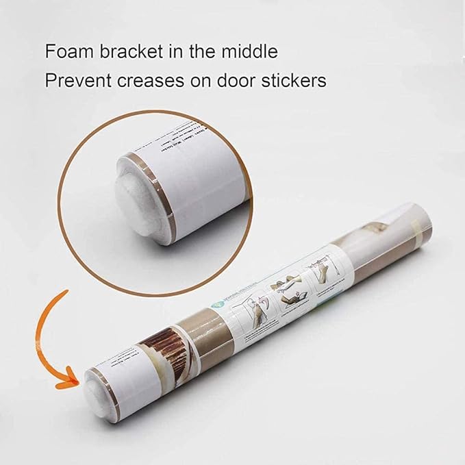 3D Door Wallpaper Self-Adhesive Door Poster - Road to The Beach - Door Film Photo Wallpaper Premium PVC Waterproof Door Sticker Wall Sticker for Bedroom Living Room Door Decoration Stickers 95 x 215