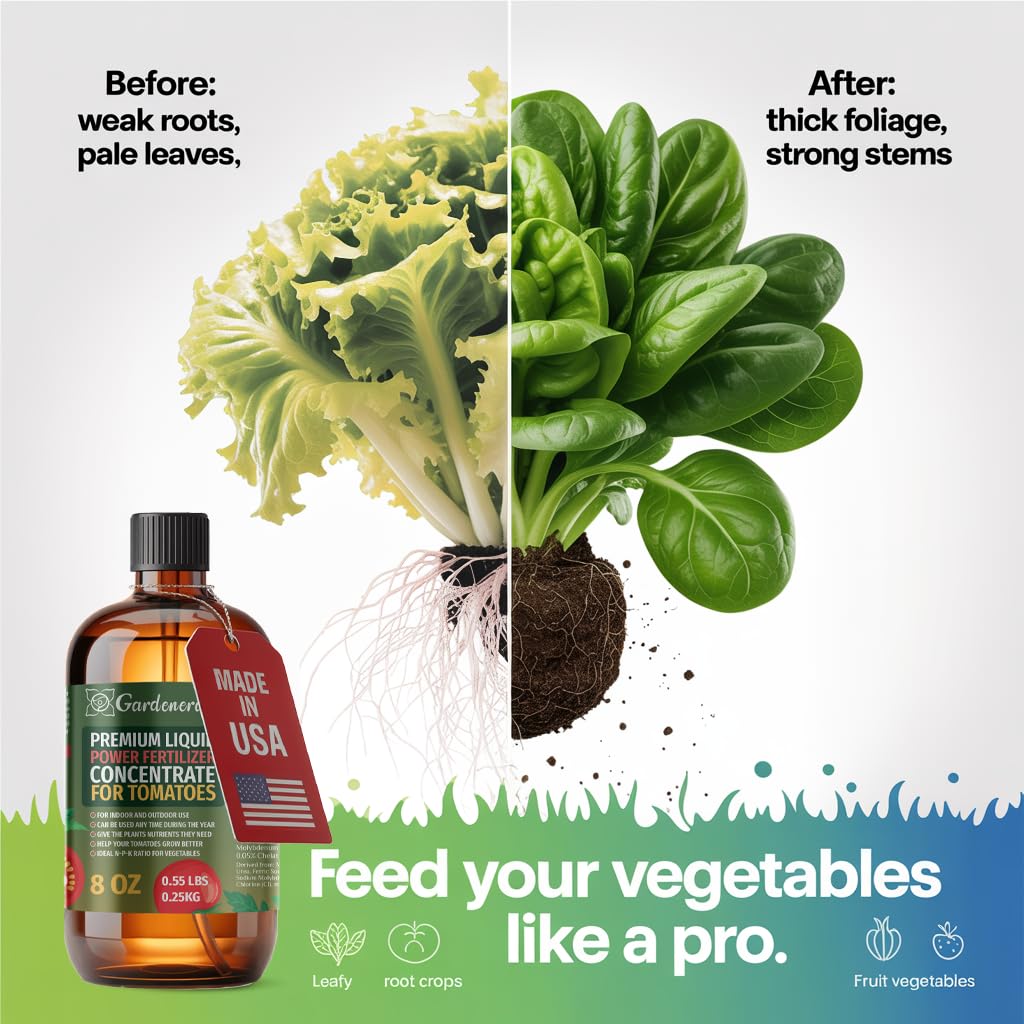 Liquid Power Squash Fertilizer Spray β Ready-to-Use Liquid Plant Food Mist for Squash β Premixed, Easy Application β Fast-Acting Formula for Growth, Roots & Yield β Indoor & Outdoor Use β 8 oz