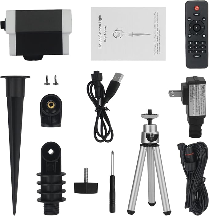 Christmas Laser Projector Lights, Outdoor Laser Projection 30 Patterns, Landscape Projector Spotlights for Indoor, Outdoor, Home, Garden