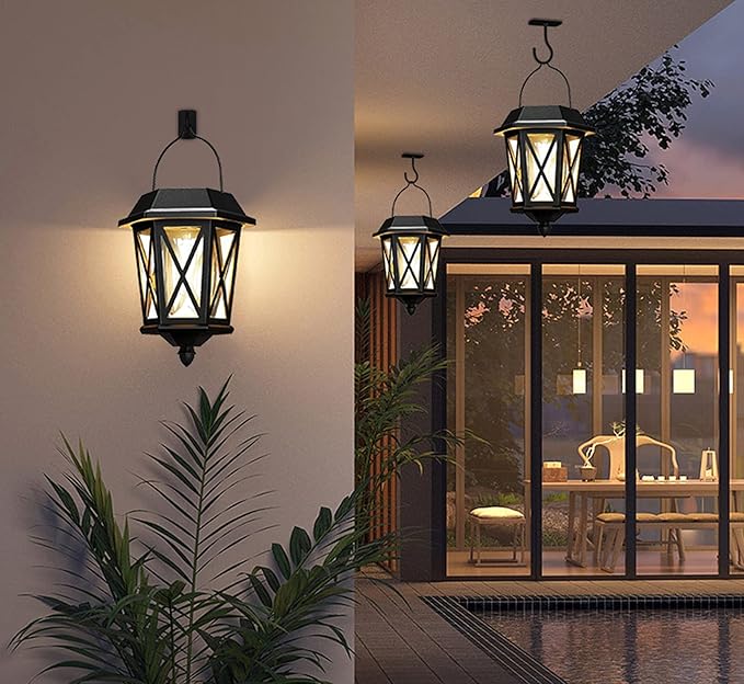 Ceiling Hooks for Hanging Plants 2Pack 2.5in,Wall Mount Hangers Plant Hooks,Wall Hooks for Plants,Lights,Planters,Lanterns,Hanging Bird Feeders,Wind Chimes,indoor&Outdoor Decoration Hooks Black