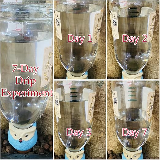 4 Pack Plant Watering Devices, Terracotta Watering Spikes, Vacation Self Watering Planter Insert, Automatic Plant Waterer for Indoor Outdoor Plants (Big Head)