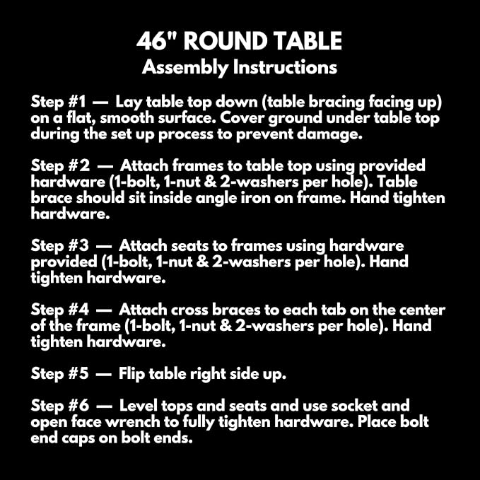 Coated Outdoor Furniture Heavy-Duty Portable Outdoor Kids Table with Umbrella Hole, Punched Steel Kids Picnic Table, Commercial-Grade, Made in America (46 In, Round, Childrens, Textured Black)