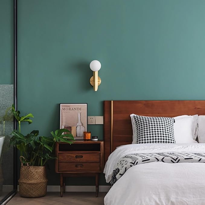 Dimoon 236''x17.7'' Blue Peel and Stick Wallpaper Contact Paper Modern Self Adhesive Wall Paper Removable Renter Friendly Textured Solid Color Shelf Cabinet Vinyl Roll (236''x17.7'',Sapphire Blue)