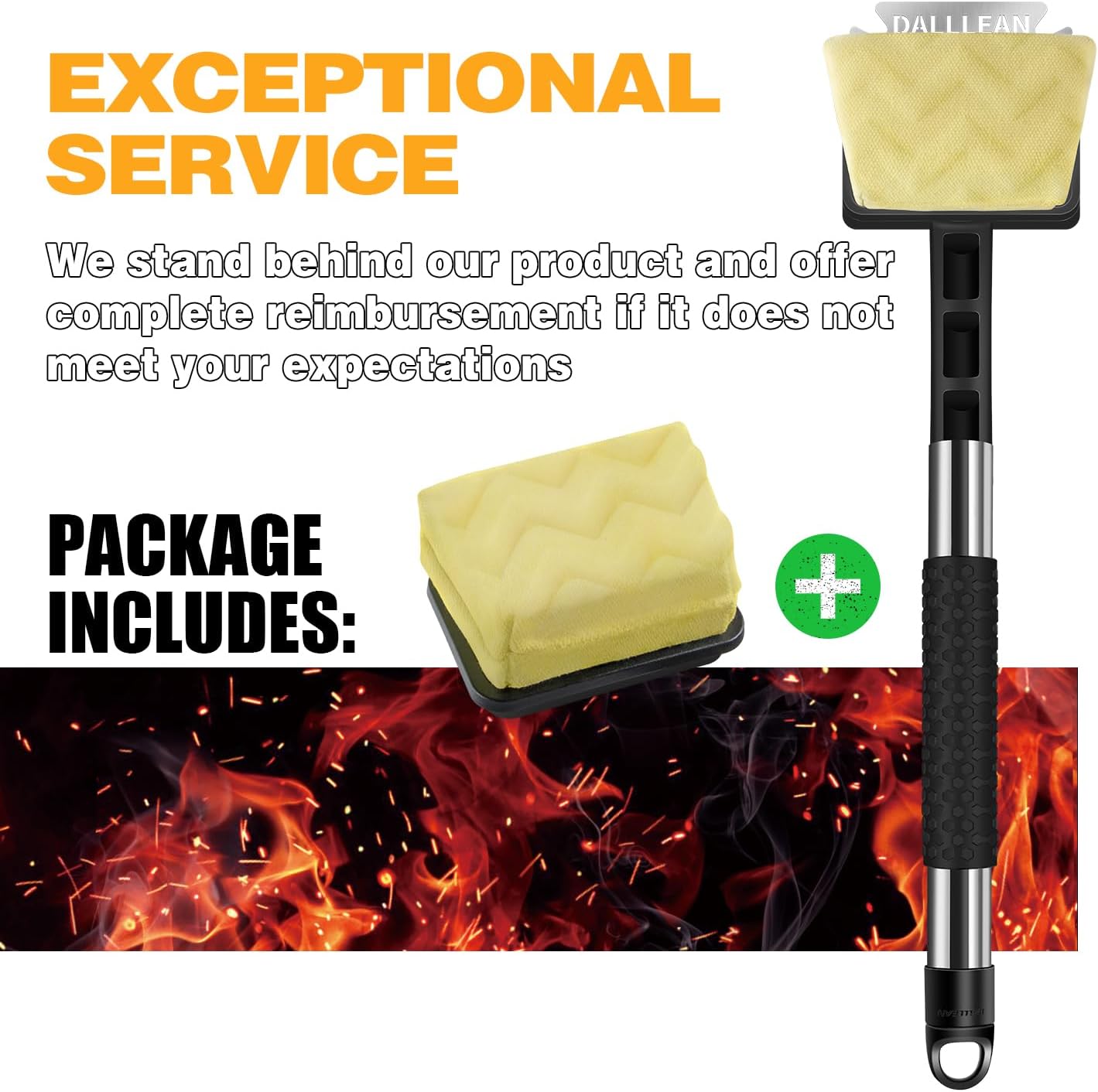 BBQ Grill Brush Bristle Free(2Heads) for Outdoor Grill, Trapezoid- Shaped Design Replaceable Head Cleaning Brush, Steam Grate Cleaner, BBQ Cleaning Brush, Scraper for Grill, Safe Barbecue Grill Brush