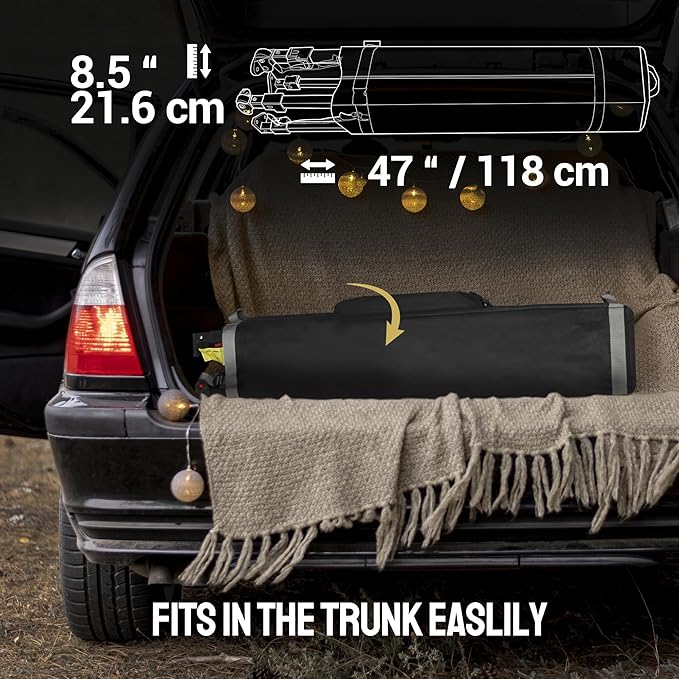 CROWN SHADES 10x10 Pop Up Canopy with 1 Side Wall - Beach Tent with One Push Setup - Outdoor Sun Shade for Events, Parties, Camping - Gazebo with STO-N-Go Cover Bag (Black)