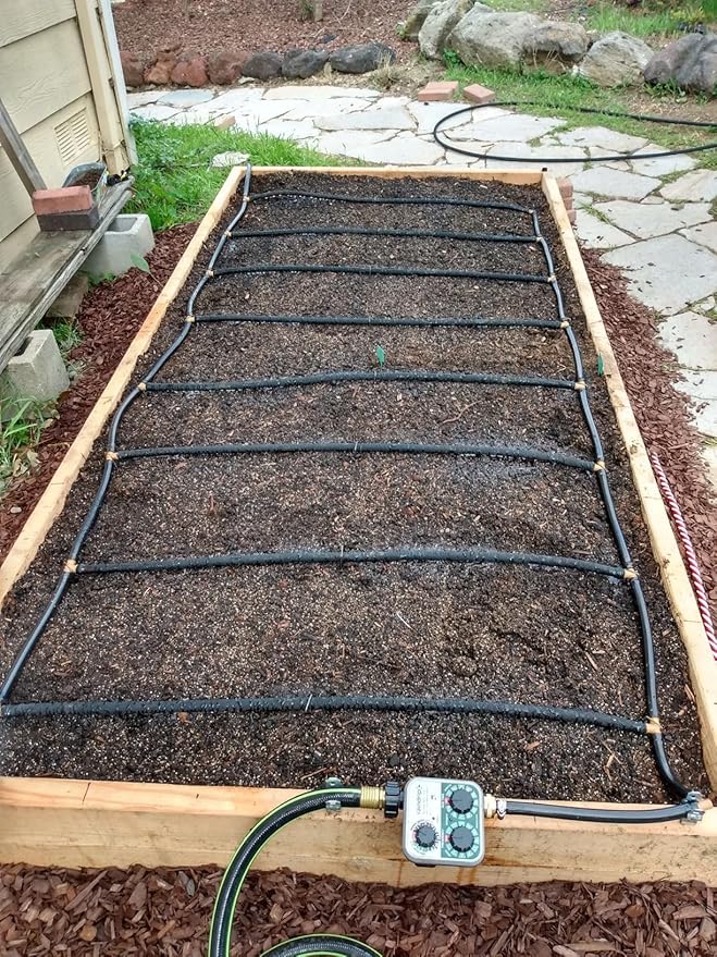 Black Vinyl Tubing 5/8” ID × 4/5” OD - 10 Feet PVC Flexible Plastic Tube Hybrid Hose, Transfer Water Air Oil for Pond Fountain Garden, Non-toxic and BPA free