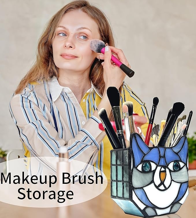 Indoor Plant Display Glass Container, Unique Pots for Plants, Glass Container Decoration,Suitable for Growing Small Plants 4.6x5.15x3 in (Excluding Plants)