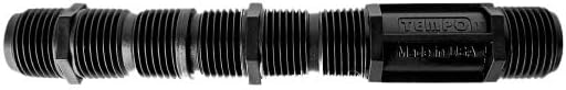 USA Made - Premium 1/2 Inch x 6 Inch MIPT Poly Cut-Off Sprinkler Height Extender Riser Nipple Adjustable Length (Fits Most Brands Orbit, Rain Bird, Hunter, Irritrol & More) (1)