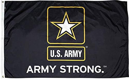 FlagSource Army Strong Nylon Military Flag, Made in USA, 3x5'