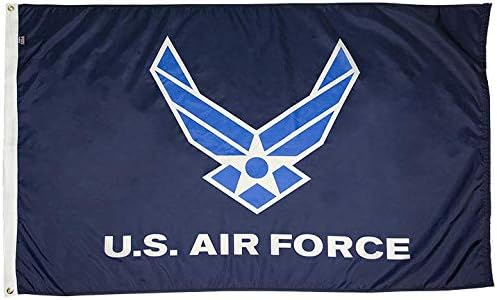 FlagSource Air Force Wings Nylon Military Flag, Made in USA, 3x5'