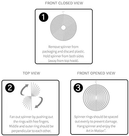 Hummingbird Wind Spinner Metal Garden Decor Outdoor 3D Stainless Steel Sculptures Kinetic Hanging Whirligigs Yard Art Decorations Backyard Indoor Patio Lawn Ornaments Clearance Sun Catcher Windmill