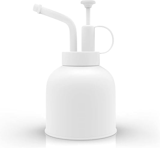 Plant Mister Spray Bottle Stainless Steel Watering Can for Indoor Plants Bonsai Sprayer Succulent Spritzer Houseplant Atomizer Terrarium Mister Modern Garden Tools 10oz/300ml White