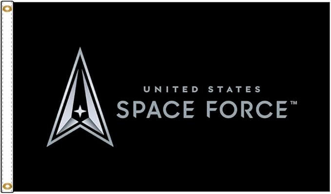 FlagSource Official U.S. Space Force Nylon Military Flag, Made in USA, 3x5'