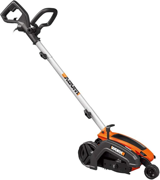 WORX WG896 12 Amp 7.5 Inch Corded Electric Lawn Edger & Trencher, Orange and Black