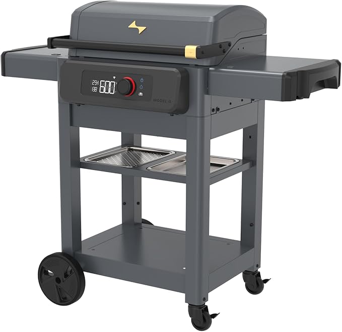 Current® Model G Griddle, Smart Electric Outdoor Flat Top BBQ Grill with 200°F to 600°F Range for Searing & Roasting, Digital Precision, Apartment-Friendly & Weather-Resistant