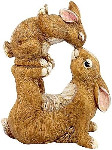 Design Toscano Balancing Bunny Love Garden Rabbit Statue