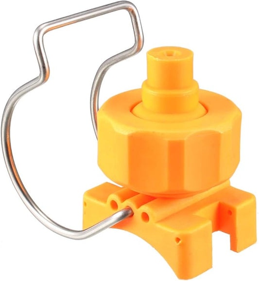 uxcell Spray Nozzle, 1-1/2" Adjustable Ball Flat Fan Full Cone Clamp Clip Nozzle Watering Irrigation