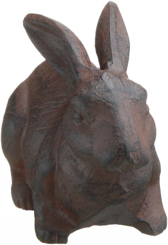 Full Bodied Cast Iron Rabbit Garden Figure by INsideOUT