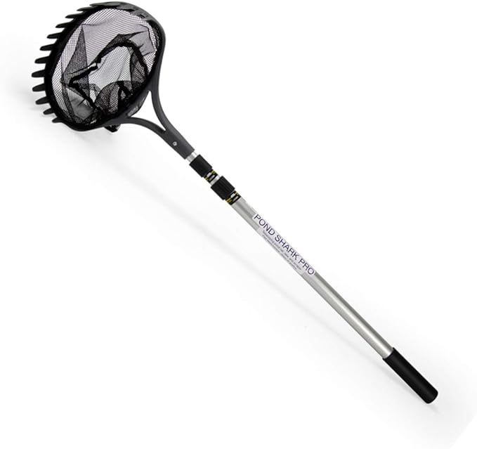 Aquascape Pond Shark Net, Skimming, Maintenance & Water Garden Tool, Extends 96" | 74005