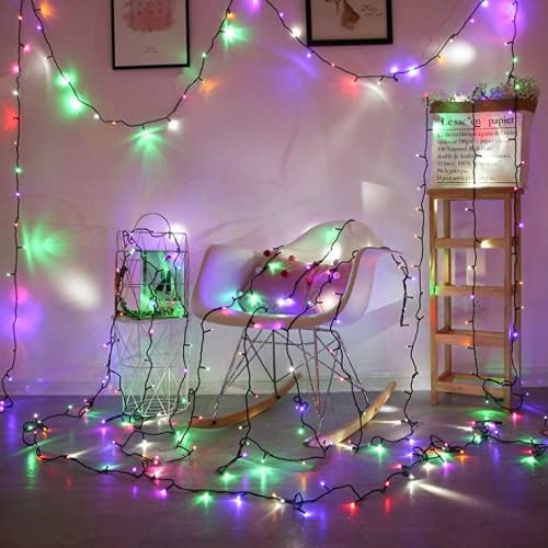 OZS 2PACK 164ft 400LED Extendable Color Changing Christmas String Lights Indoor/Outdoor, Waterproof 8 Modes Multicolor Christmas Tree Lights for Garden Christmas Decorations (Multicolor Light)