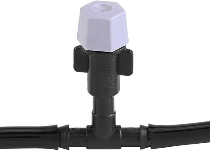 Drip Watering Kit Automatic Cooling System Hose Sprinkler Nozzle Garden Backyard Patio Micro Irrigation Set (10M)