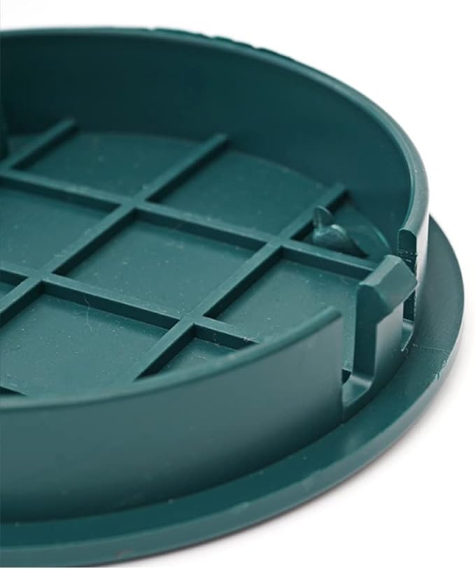 5 Pack Valve Box Cover, ID 5.5" OD 6" Universal Round Valve Box Cover Lid Replacement for Sprinkler System Irrigation Circular Valve Box- Green (5 Pack)