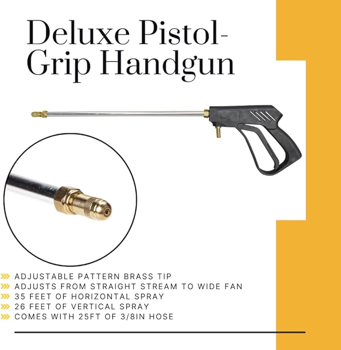 25 Gallon Boomless Spot Sprayer – 4.0 GPM Diaphragm Pump, Deluxe Handgun, 3-Nozzle Boom, 12V ATV Sprayer for Lawn, Garden, Fence Lines, Food Plots & Acreage