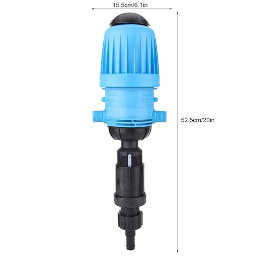 Chemilizer Chemical Injector, 1%-10% Drip Irrigation Injector, Reusable Automatic Equipment Maintenance Chemical Fertilizer Chemical Liquid Doser Dispenser for Industry Garden Hose Livestock