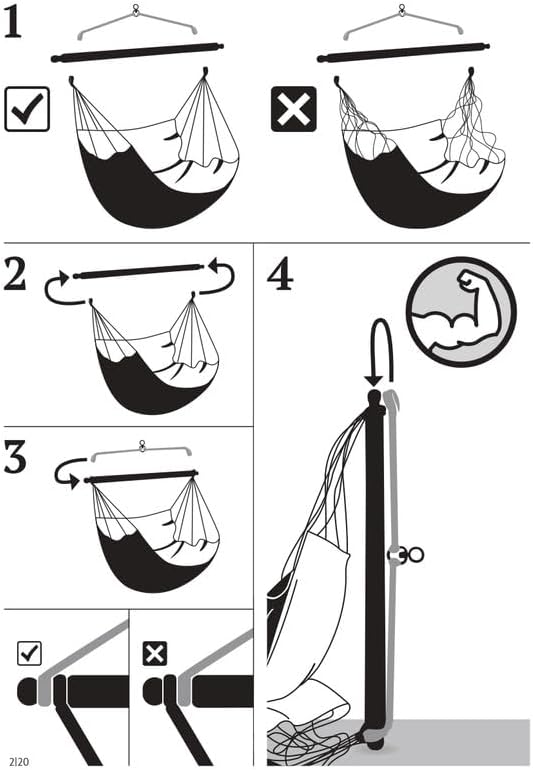LA SIESTA® - XL King Domingo Hammock Swing Chair & CasaMount - Weather & Tear Resistant Hanging Chair - Outdoor Indoor Hammock Chair w/Suspension Kit for Walls Ceilings Square Beams - Marine
