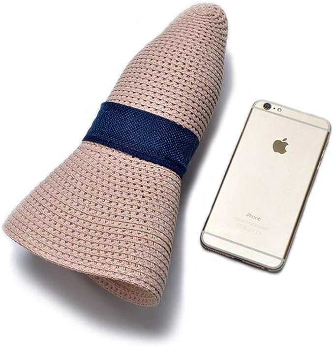 Cyiecw Women Floppy Sun Hats Fashionable Summer Wide Brim Cap BeachStraw Hat UV UPF50 Travel Packable Cotton