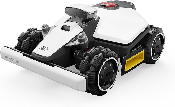 LUBA mini AWD 800 Robot Lawn Mower with 4G for 0.2 Acre, All-Wheel-Drive for 80% Slope, No Perimeter Wire, UltraSense AI Vision+RTK Auto-Mapping, Cutting Height 0.8"-2.6"