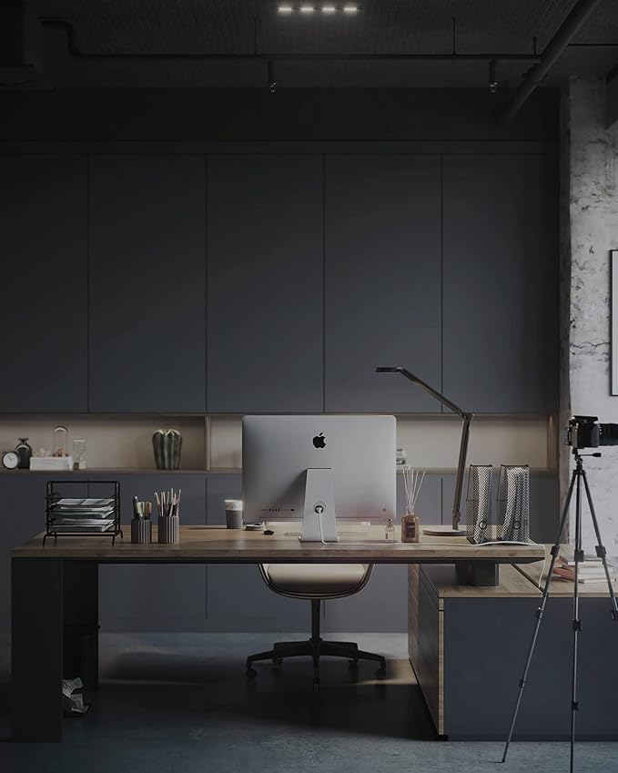 Dimoon 78.7''x17.7'' Grey Peel and Stick Wallpaper Contact Paper Modern Self Adhesive Wall Paper Removable Renter Friendly Textured Solid Color Shelf Cabinet Vinyl Roll (78.7''x17.7'',Dark Grey)