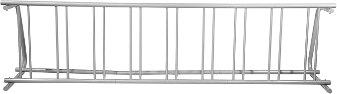 BestEquip 111" Length Floor Bike Rack, 9 Holders All-Steel Grid Bike Rack, Single-Side Storage Stand for Garages Streets Yards