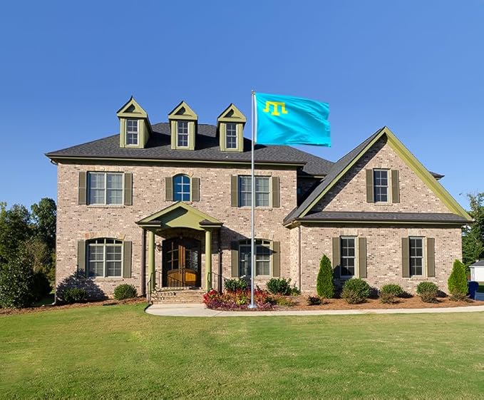 Double Sided Crimea Tatar Flag 3x5FT Crimean Tatars Polyester Banner With 2 Grommets Fade Resistant Vivid Color For Patriotic Festival Events Party Decoration(Crimean Tatars, 3x5FT-3ply)