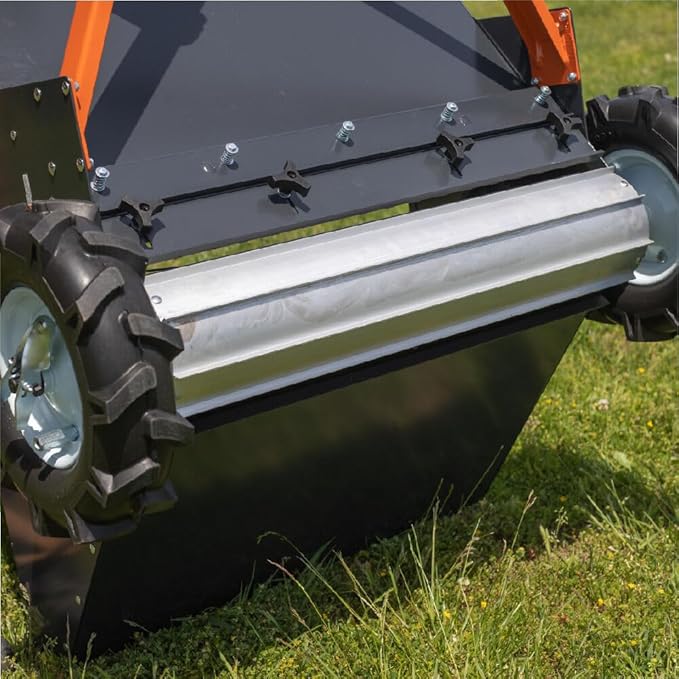 Titan Attachments Compact Manure Spreader, Rated 8.7 Cu. FT, Utility Tow-Behind ATV/UTV Lawn Tractor Spreader