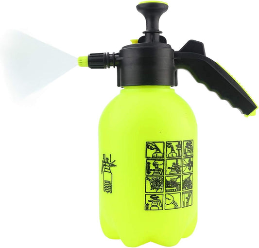 Sunnyglade Hand Held Garden Sprayer Portable Lawn Pressure Pump Sprayer Adjustable Nozzle Manual 1/2 Gallon