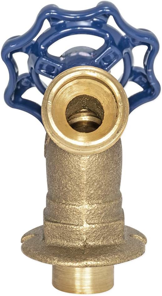 Eastman Brass Irrigation Sillcock Valve, 1/2 Inch Sweat x 1/2 inch MHT Connection, Brass Plumbing Fitting, 20222