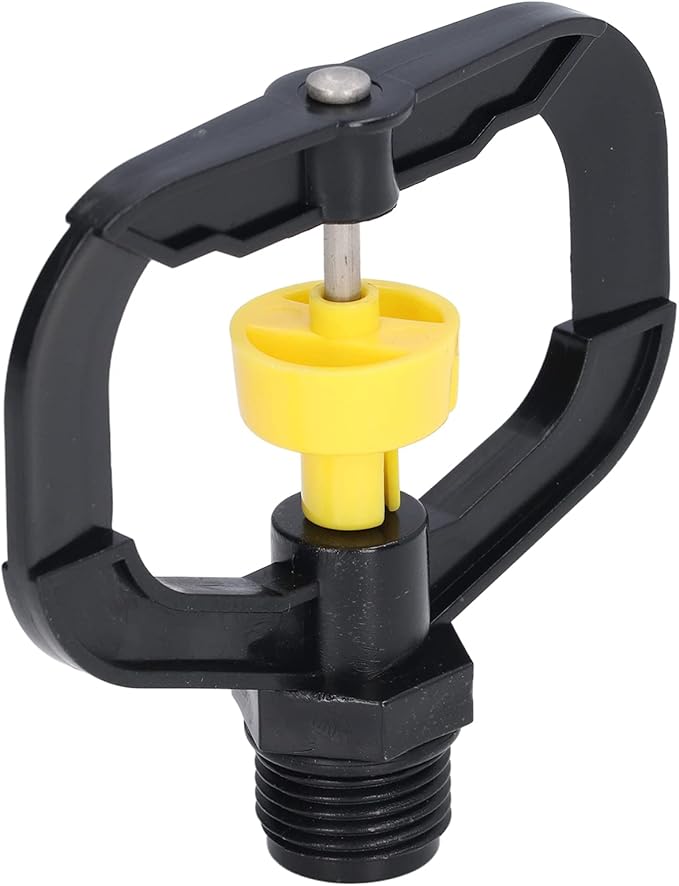 G1/2 Male Thread Rotating Irrigation Sprinkler, 12pcs Misting Spray Nozzle, Plastic Spray Nozzle Misting Nozzle Atomizing Micro Sprinkler for Garden Yard Lawn Watering Sprinkling