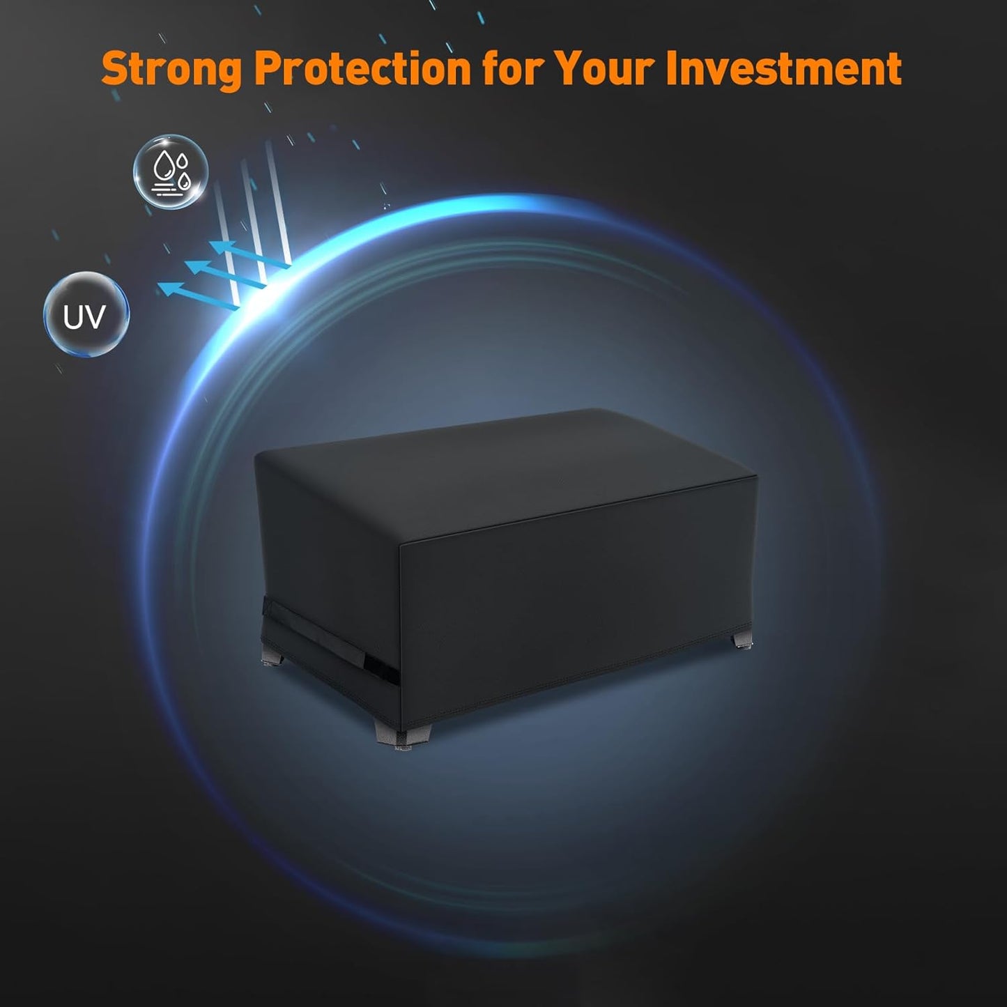 Heavy Duty 600D Polyester Cover Compatible with Pit Boss Portable Table Top Pellet Grill 10697 and PB150PPG Grills