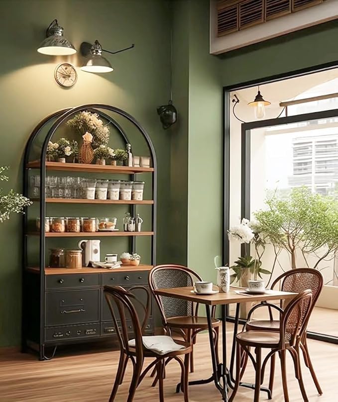 Dimoon 110''x17.7'' Green Peel and Stick Wallpaper Contact Paper Modern Self Adhesive Wall Paper Removable Renter Friendly Textured Solid Color Shelf Cabinet Vinyl Roll (110''x17.7'',Olive Green)