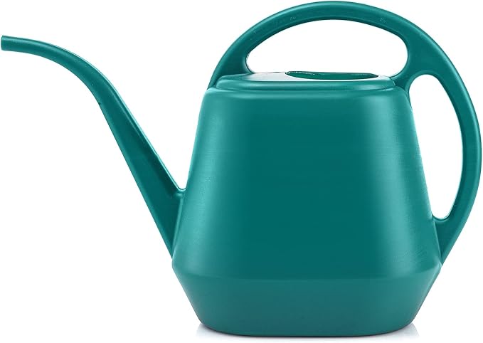 Fasmov Plastic Watering Can, 1-Gallon, Green