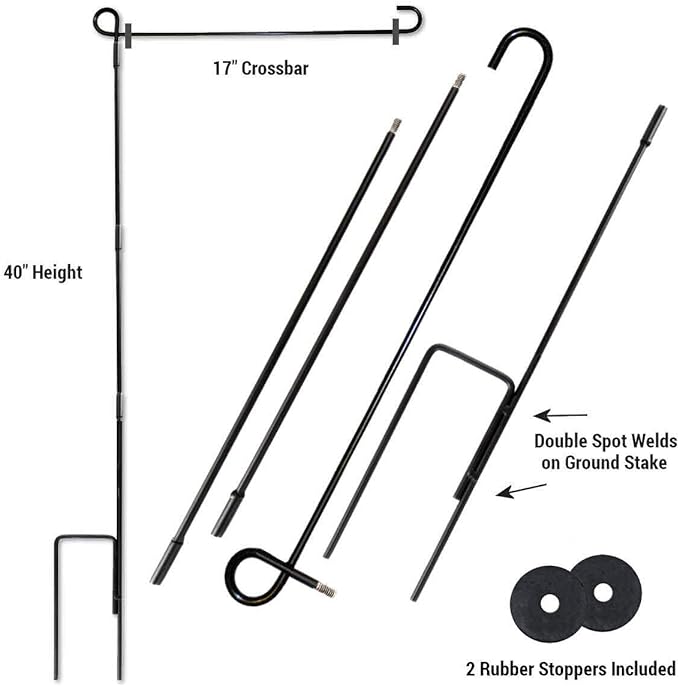 WinCraft Columbus Blue Jackets Garden Flag with Pole Stand Holder
