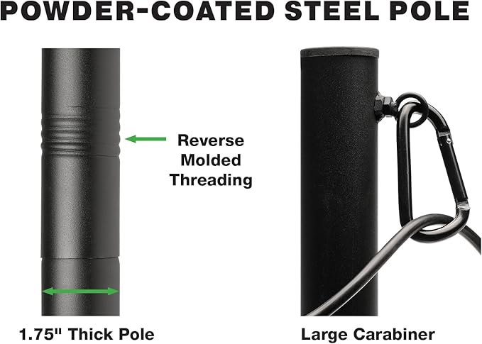 Excello Global Products Wooden Planter Box Set with 10' String Light Pole - 14"x14", Ready to Assemble.