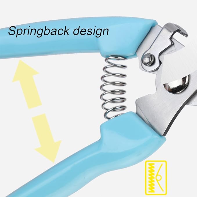 Curve Gardening Scissor with Sharp Stainless Steel Blade Garden Shears for Cutting Flowers Trimming Plants of Yard Florist Flower Rose Herb Hedge Bonsai and Fruits Picking