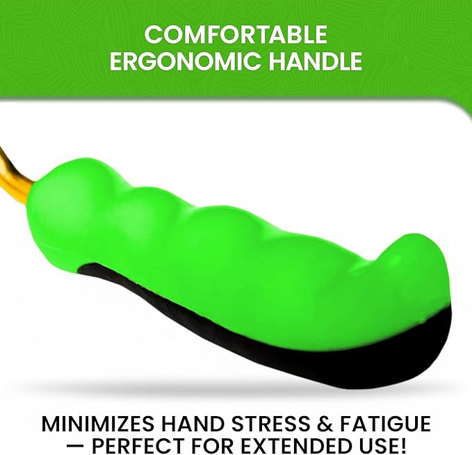 Garden Guru Titanium Transplanter Trowel Shovel - Rust Resistant - Ergonomic Handle - Perfect Hand Shovel Tool for Gardening Weeding Transplanting and Digging in Garden Beds