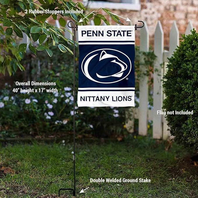 College Flags & Banners Co. Penn State Nittany Lions WE are Garden Flag with Stand Holder