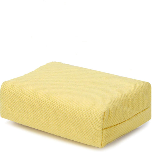 Replaceable Cleaning Head -Yellow (No Handle).Unique Aramid Fiber Twill Pad Perfect for Cast Iron/Stainless-Steel Grates