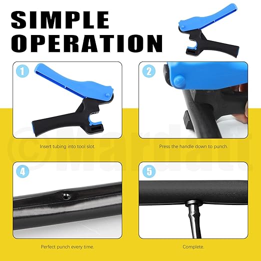 32Pcs Drip Irrigation Tubing Hole Punch & Fitting Insertion Tool with 1/2" 3/8” Drip Tube Closure Connectors End Cap Plugs for 5/8" 25/32" 1" Pipe Garden Greenhouse Agricultural Watering