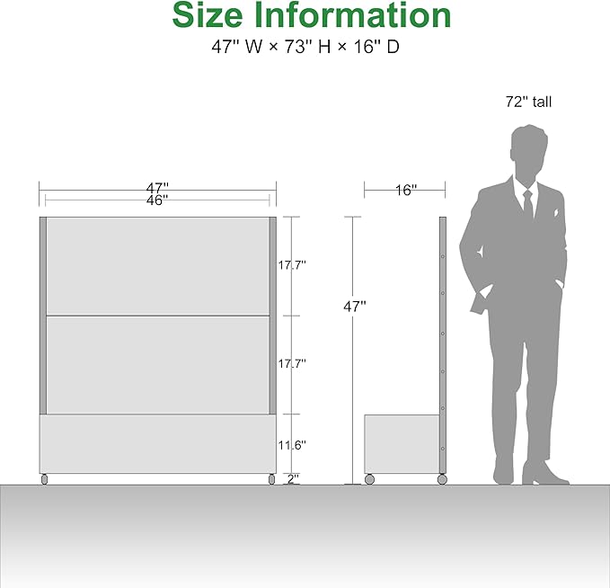 Casaphoria Metal Raised Garden Bed with Trellis and Wheels, 47"x47"x16" Planter Box for Climbing Plants, Vegetables & Vines, Features Drainage Holes and Privacy Screen (Black-Spring)